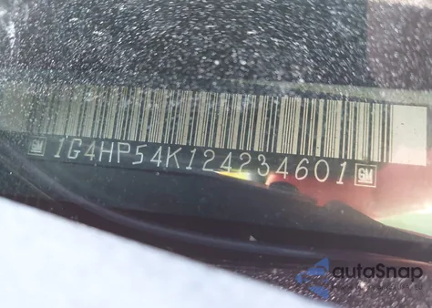 2002 Buick Lesabre Custom z USA, uszkodzony, nr VIN 1G4HP54K124234601